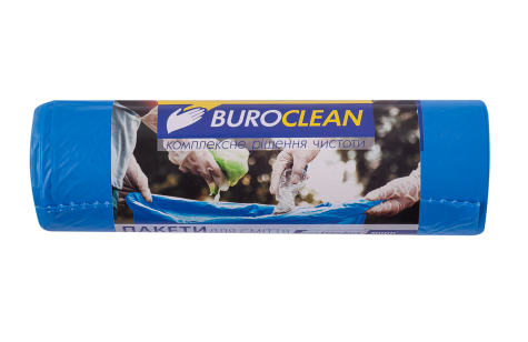 Пакеты для мусора BuroClean EuroStandart LDPE 160 л/10 шт. 24 мкм (10200053)