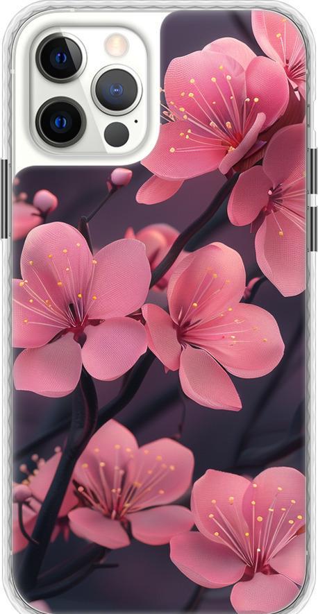Чехол на iPhone 12 Пурпурная сакура (6075pc-2053-42517) Чехол на iPhone 12 Пурпурная сакура (6075pc-2053-42517)