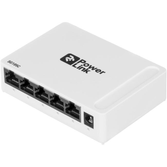 Коммутатор 2E PowerLink SG105C 5хGigabit Ethernet (2E-SG105C)