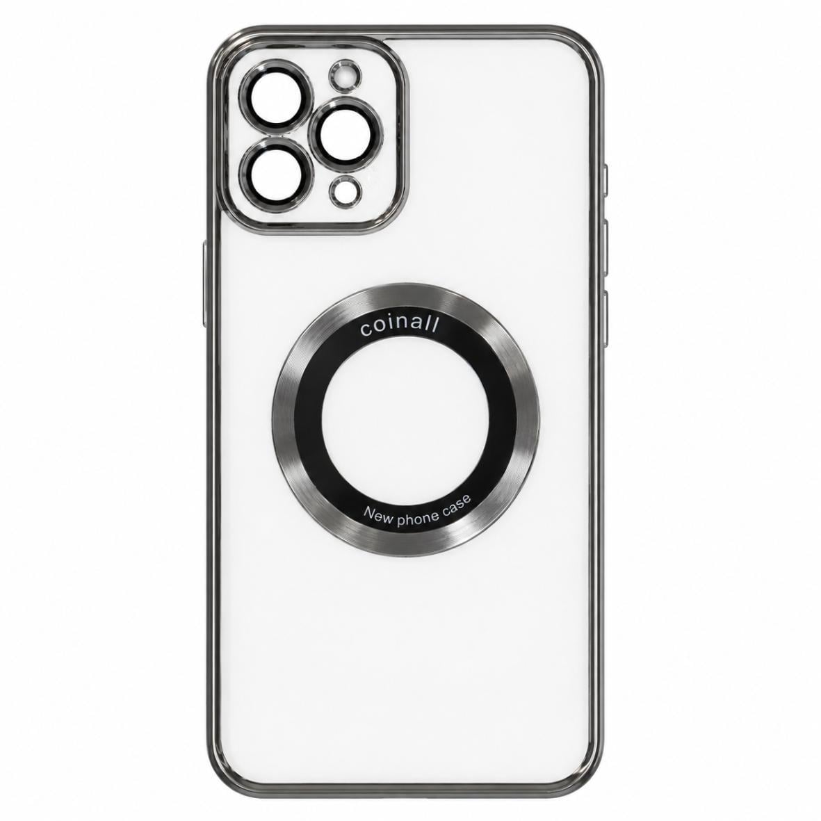 Магнитный чехол XON PhoneCase Magnetic для iPhone 11 Pro Max (PCMC1111400G 8154) Серый/Прозрачный