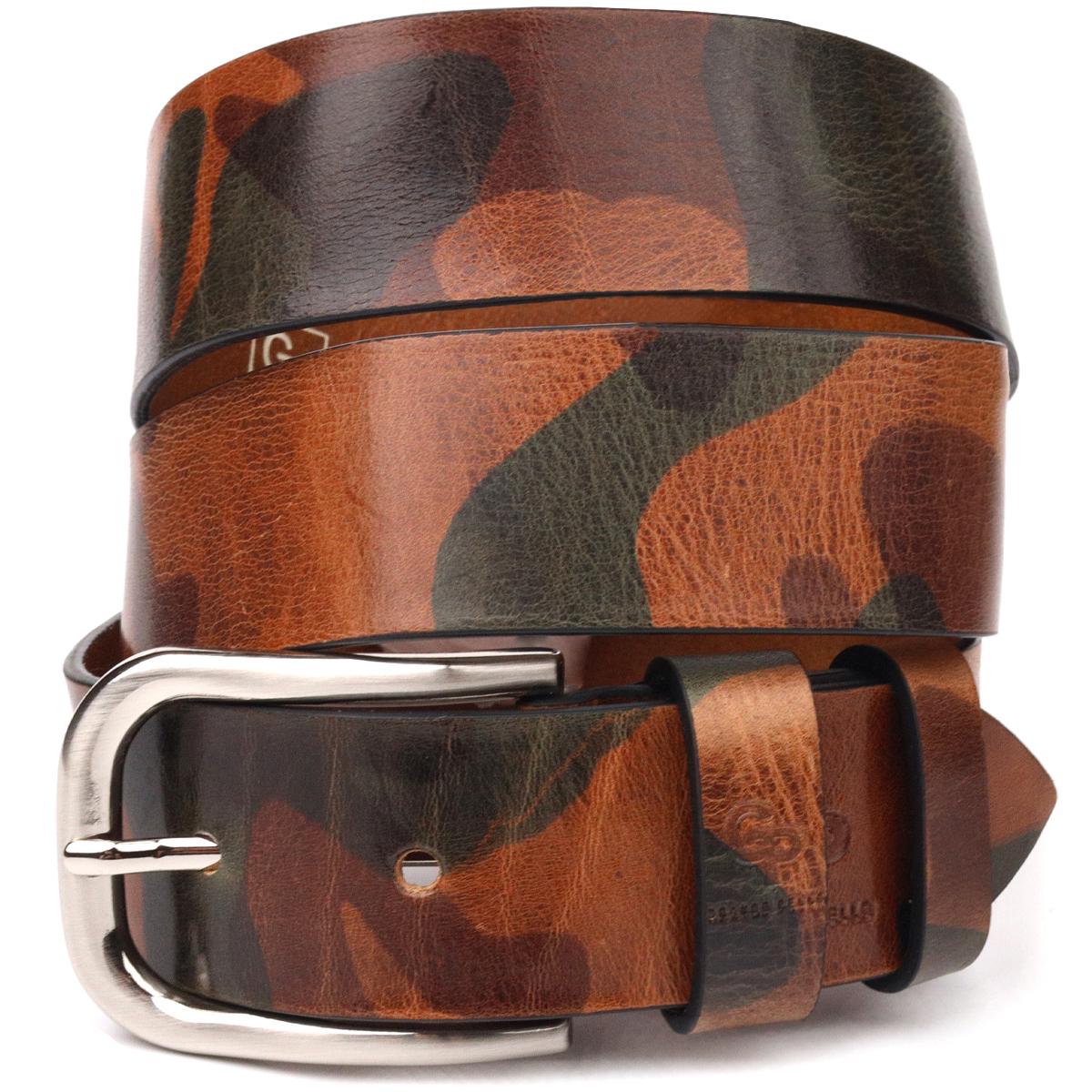 Ремень GRANDE PELLE Leather Belt 21478 из кожи Разноцветный