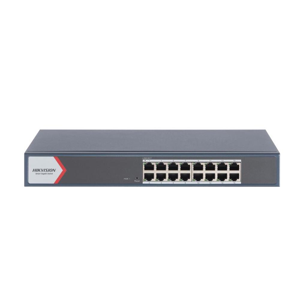 Коммутатор Hikvision 16-портовый DS-3E1516-EI