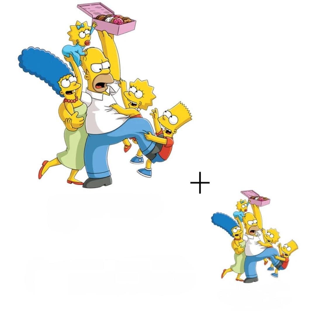 Термонаклейка Симпсоны аппликация утюгом 2 шт. - фото 2 Термонаклейка Симпсоны аппликация утюгом 2 шт. - фото 2