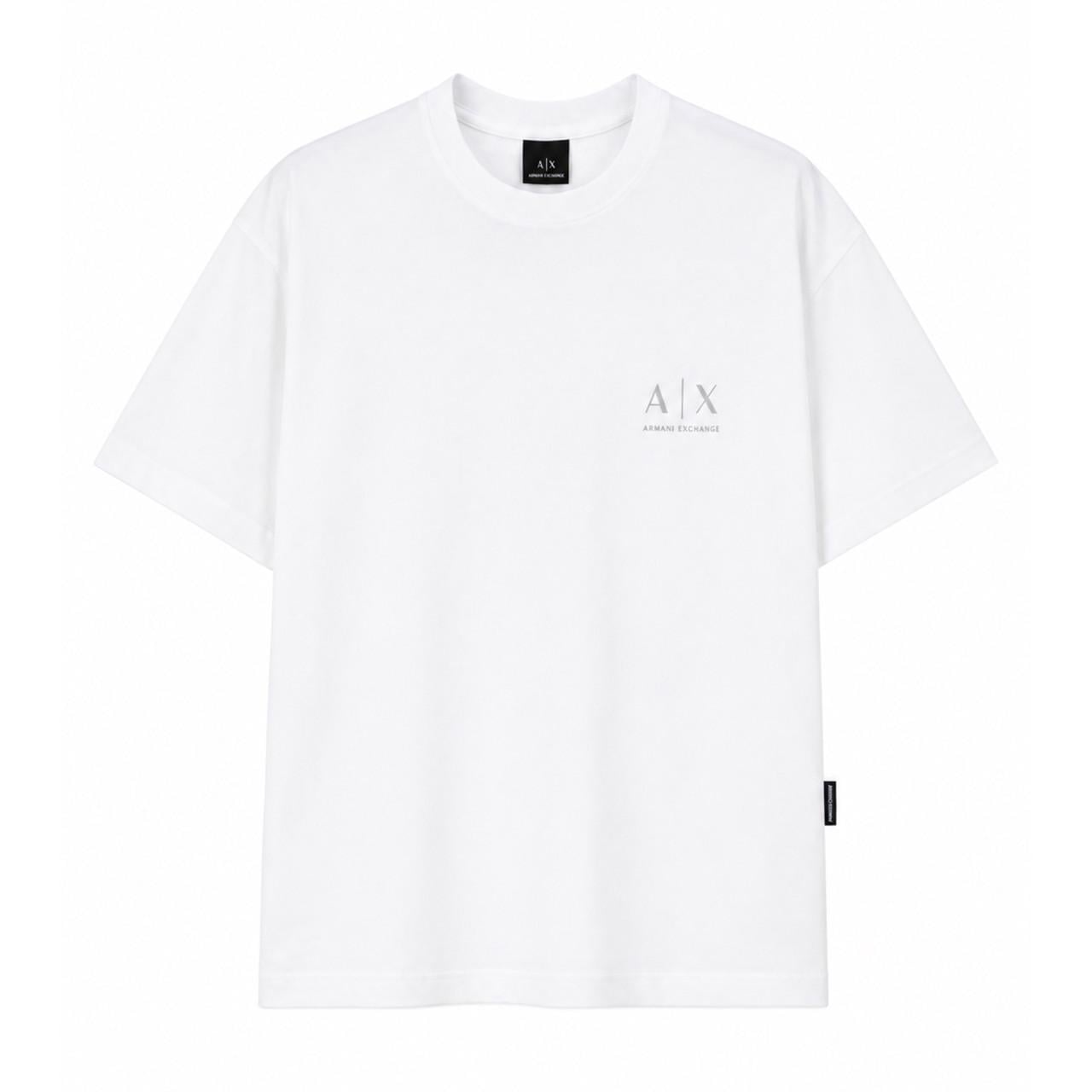 Футболка чоловіча A|X Armani Exchange з мінімальним логотипом Білий