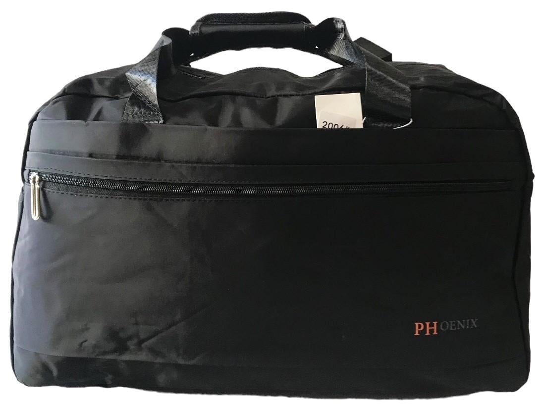 Сумка дорожная в самолете ручная кладь 40х20х30 см Черный