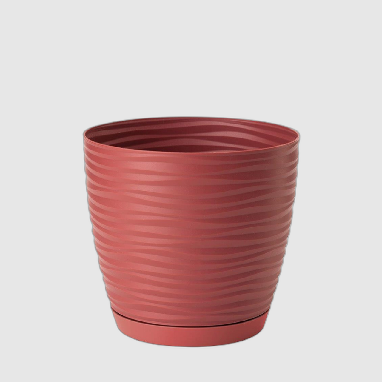 Вазон с подставкой Сахара Петит 19 см Марсала (34431)