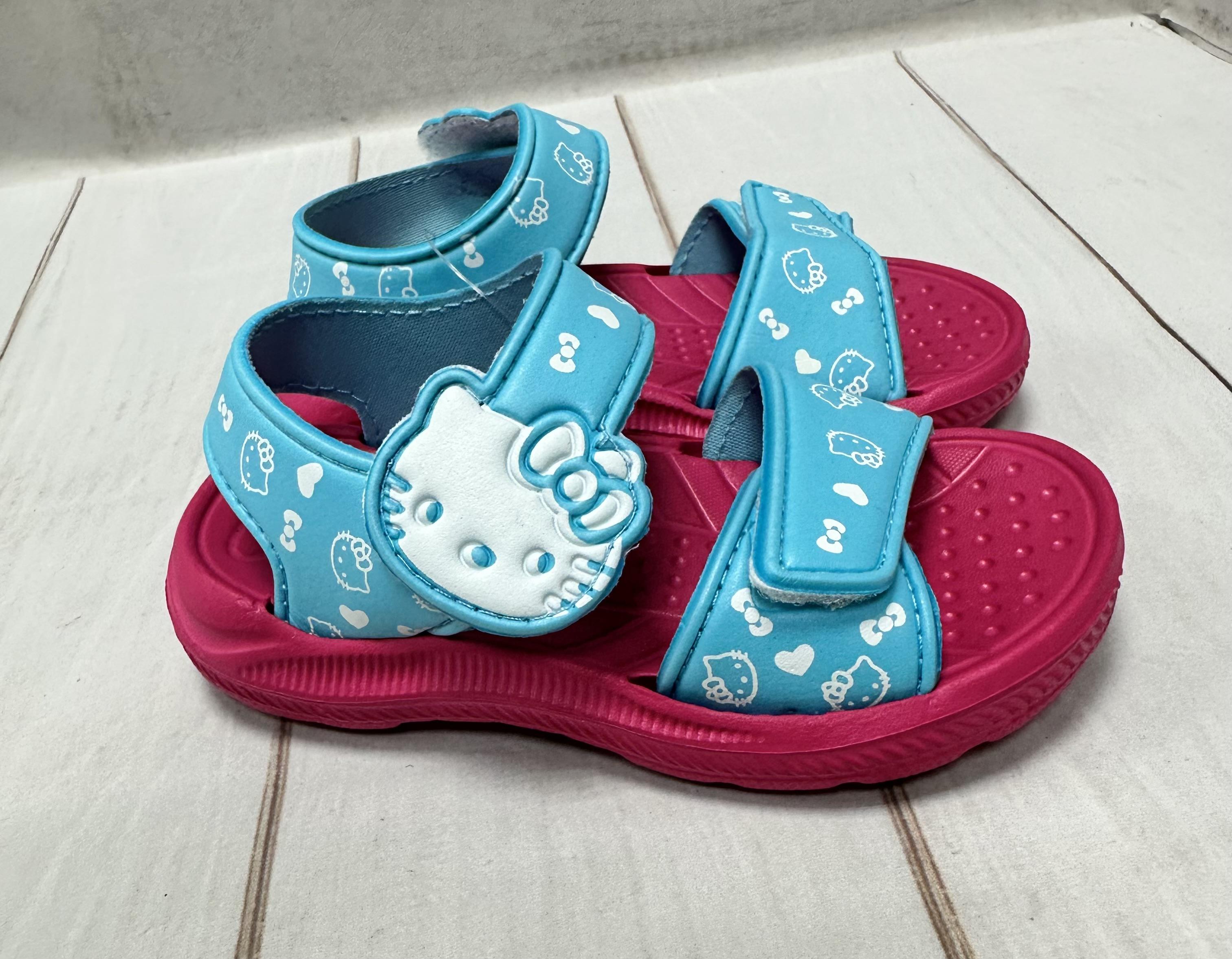 Босоножки детские резиновые Sydney для девочки р. 25 16 см Голубой (15608942)