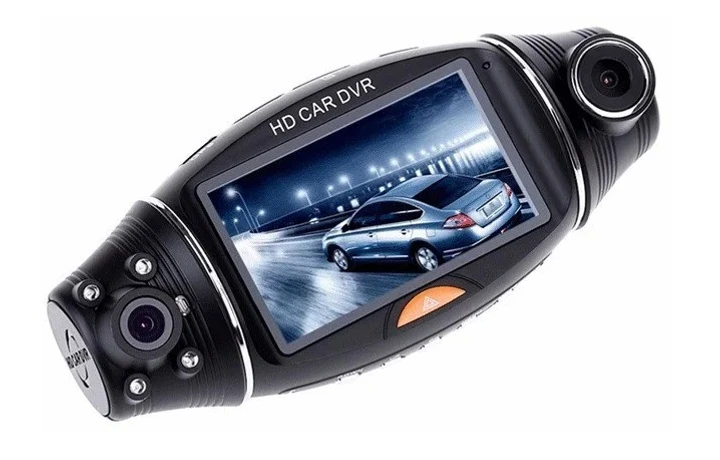 Відеореєстратор автомобільний Kers R310 GPS 2 камери Чорний (32131868)