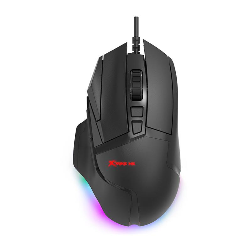 Компьютерная мышка игровая Xtrike ME GM-520 gaming RGB 800-12800 6 stepdpi USB Black (589430) - фото 4