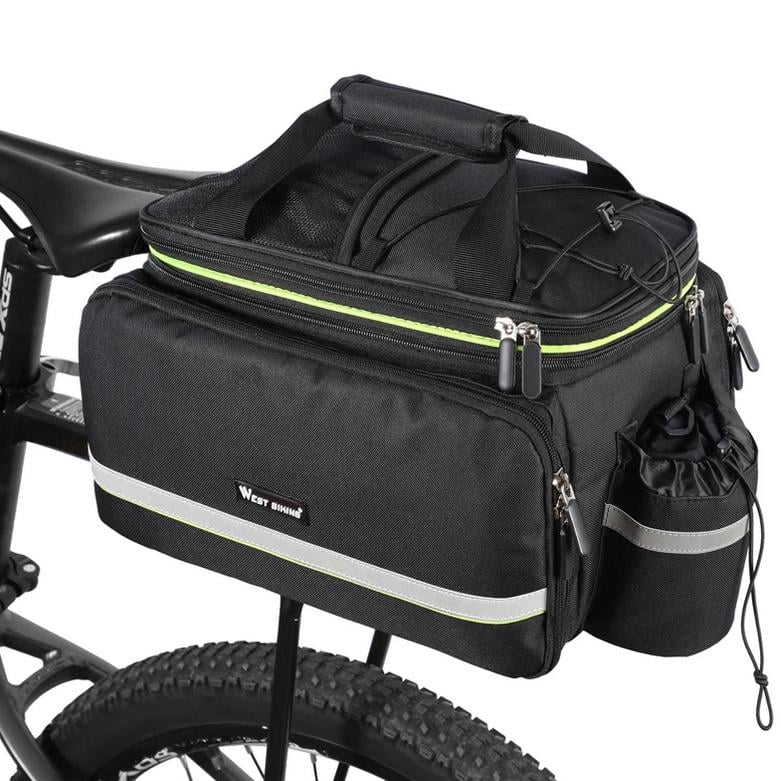 Велосумка на багажник West Biking 950G 26x38x24 см полиэстер 25 л Black (00000009210)