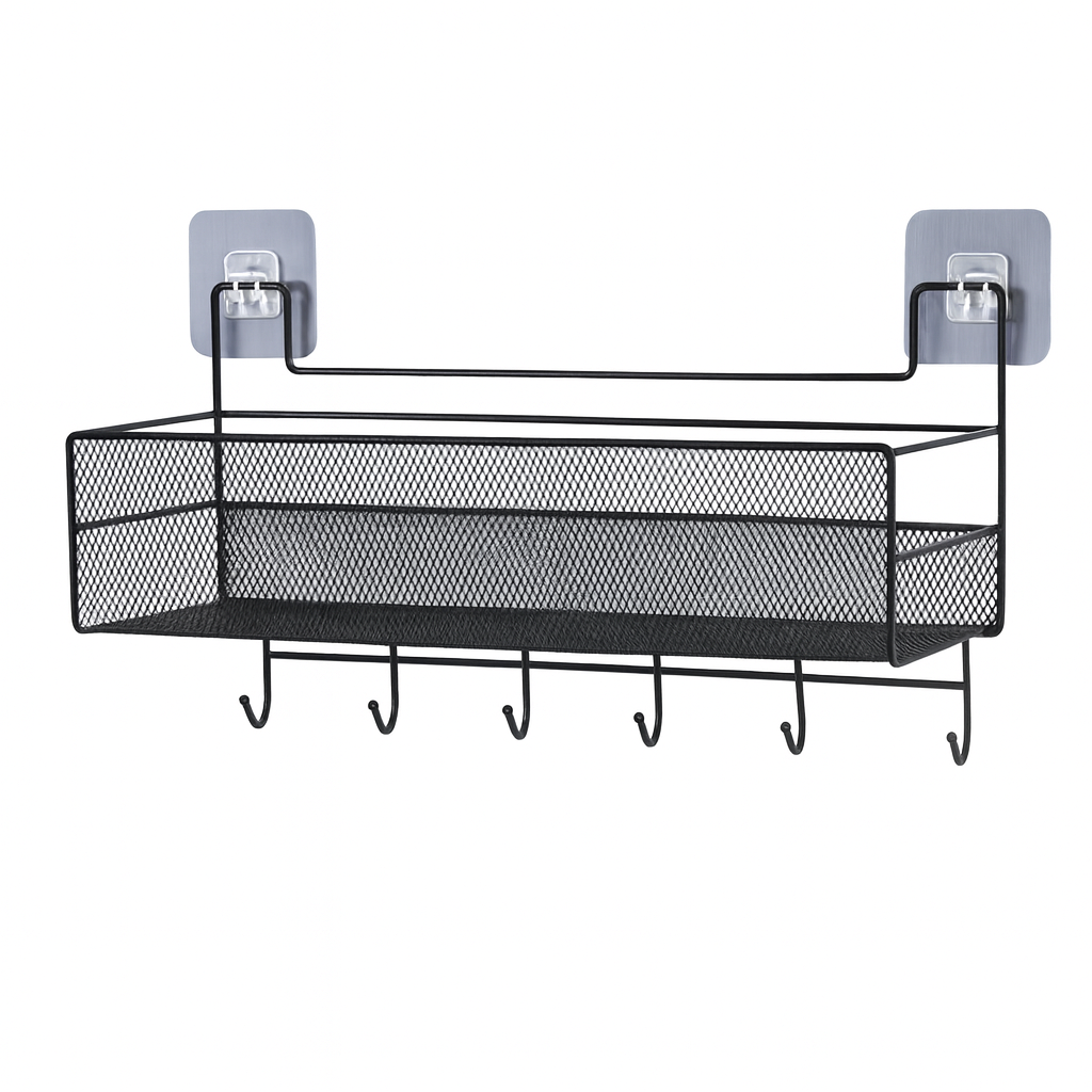 Настінна полиця Stenson M50237-M металева 36x15x20 см (610092)