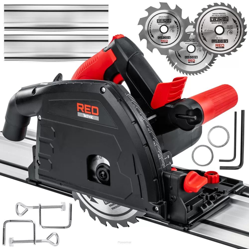 Пила погружная дисковая Red Technic RTPZ0129 2499851121 электрическая с направляющей шиной 2400 Вт 165 мм - фото 2 Пила погружная дисковая Red Technic RTPZ0129 2499851121 электрическая с направляющей шиной 2400 Вт 165 мм - фото 2