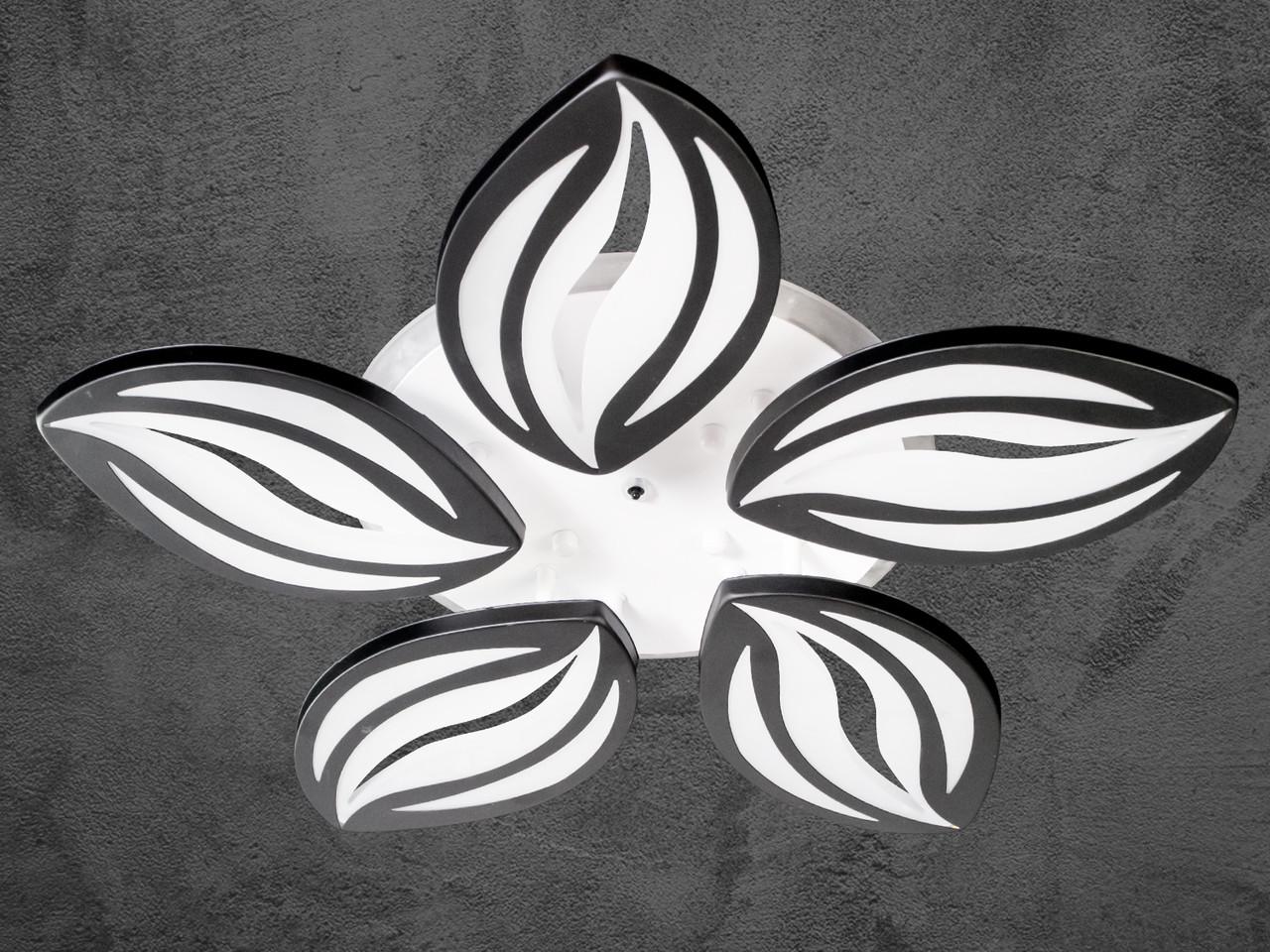 Люстра светодиодная в спальню с диммером 8092-5BK-LS 75W Черный (2400056814) - фото 3 Люстра светодиодная в спальню с диммером 8092-5BK-LS 75W Черный (2400056814) - фото 3