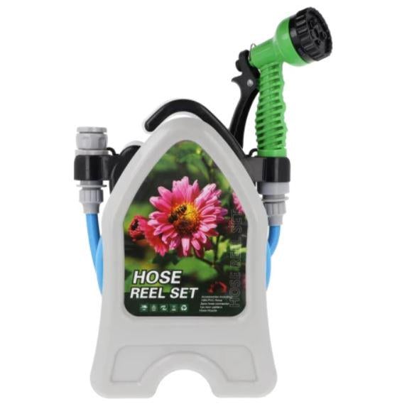 Шланг для полива садовый Roll Garden с катушкой и распылителем LY-907 10 м Голубой (36700729)