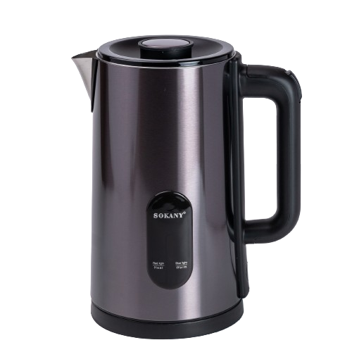 Чайник електричний Sokany SK-09019G 3 л Сірий (4926) - фото 2 Чайник електричний Sokany SK-09019G 3 л Сірий (4926) - фото 2