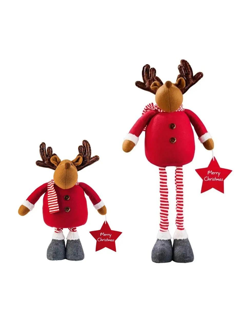 Фігурка новорічна Livarno Home Різдвяний олень з телескопічними ніжками 46-71,5 см (P1-00295) - фото 3