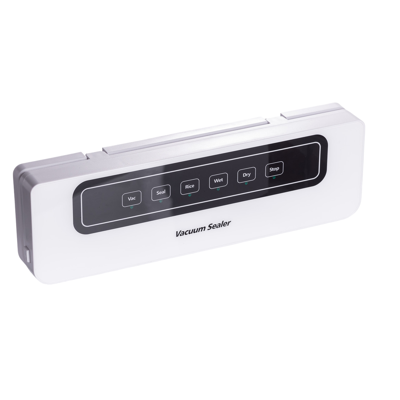 Вакуумный упаковщик кухонный для сухих и влажных продуктов 120 Вт 10 пакетов Белый (HP-11-18)