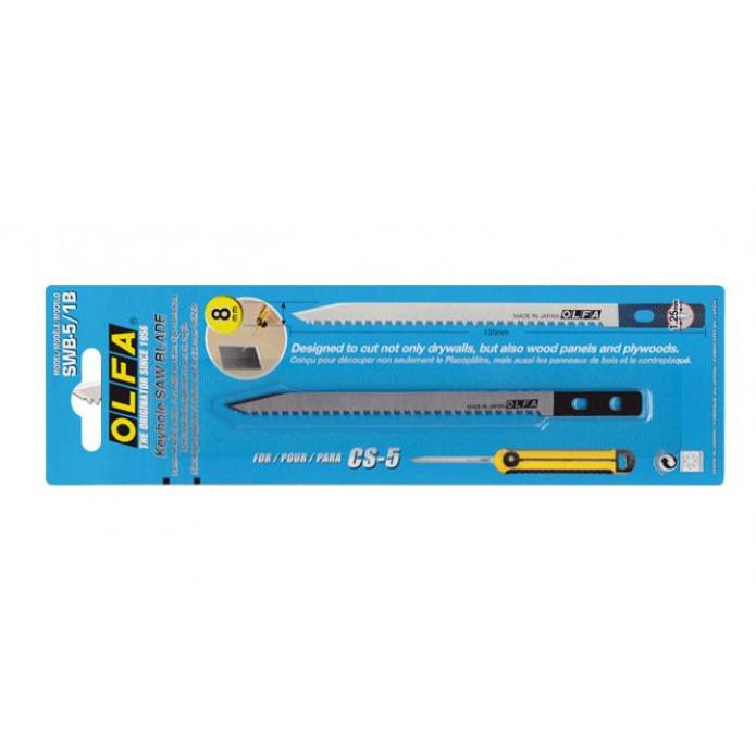Лезвие Olfa SWB-5/1B пильное полотно 8х95х1,25 мм для ножа CS-5 486510 1 шт. (11704) - фото 2 Лезвие Olfa SWB-5/1B пильное полотно 8х95х1,25 мм для ножа CS-5 486510 1 шт. (11704) - фото 2