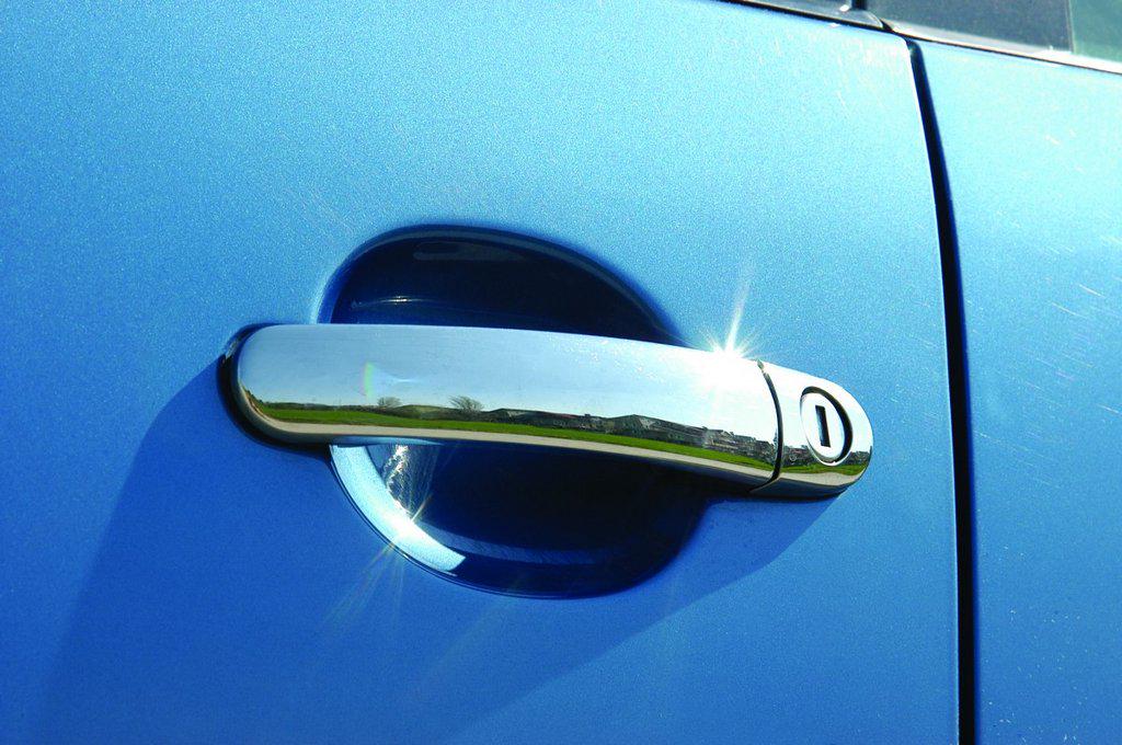Накладки на ручки 2 шт CarmosТурецкая сталь для Seat Leon 1999-2005 гг. нержавеющая сталь Хром