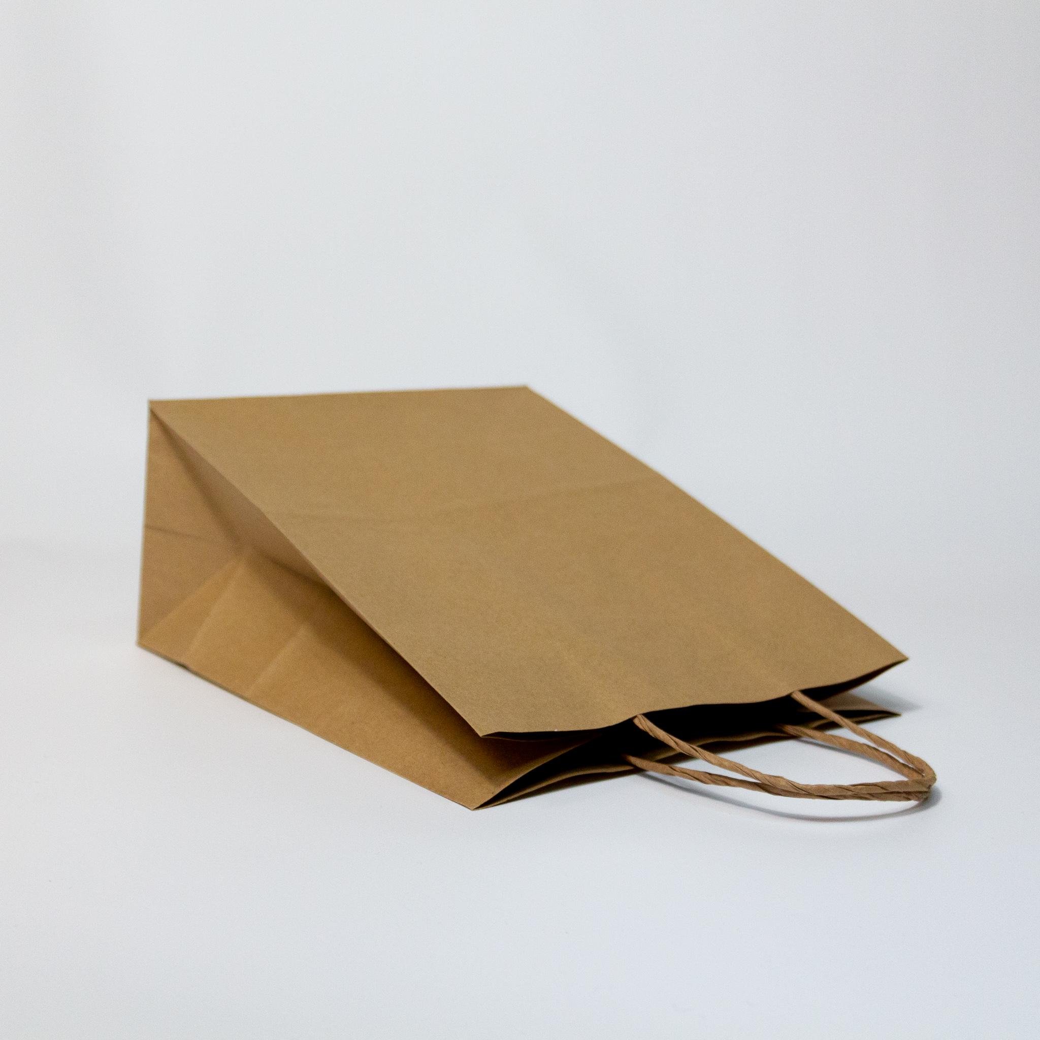 Пакет бумажный крафт с витыми ручками 220х120х290 мм 50 шт. - фото 12 Пакет бумажный крафт с витыми ручками 220х120х290 мм 50 шт. - фото 12