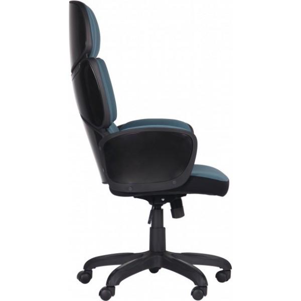 Крісло комп'ютерне AMF Holding Starship 1190+100х640х680 Чорний Синій - фото 4 Крісло комп'ютерне AMF Holding Starship 1190+100х640х680 Чорний Синій - фото 4