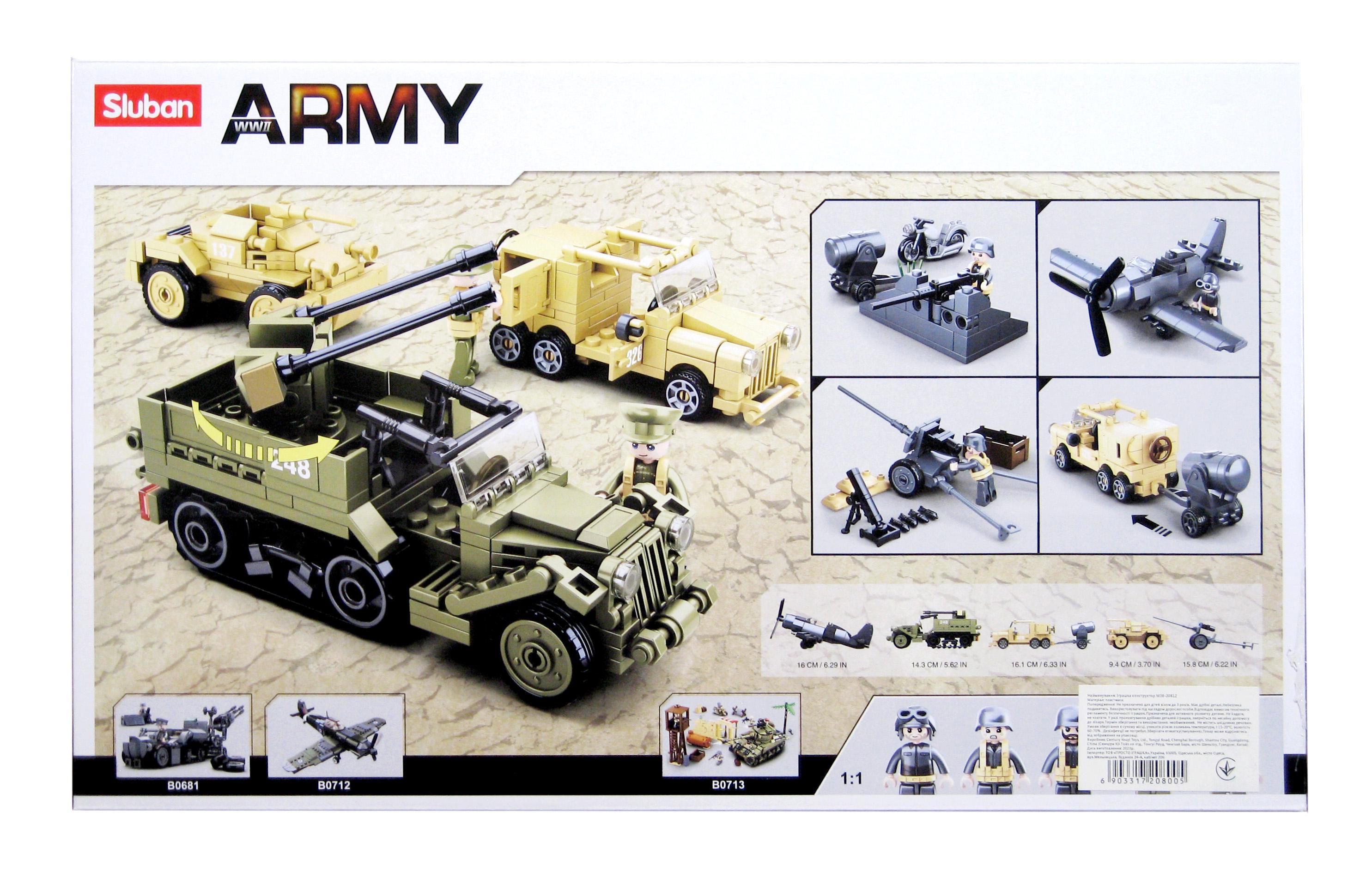 Конструктор Sluban M38-B0812 Сражение в Африке 552 детали 5 фигурок (M38-B0812) - фото 6 Конструктор Sluban M38-B0812 Сражение в Африке 552 детали 5 фигурок (M38-B0812) - фото 6