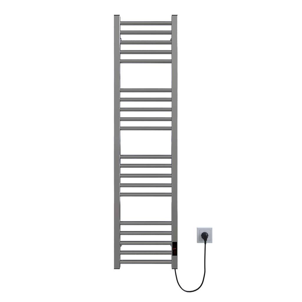 Полотенцесушитель электрический Deffi Lima П20 JD04 правое подключение нержавеющая сталь 300х1300 мм Хром (A.LI.130.30.20.E.C.R.2)