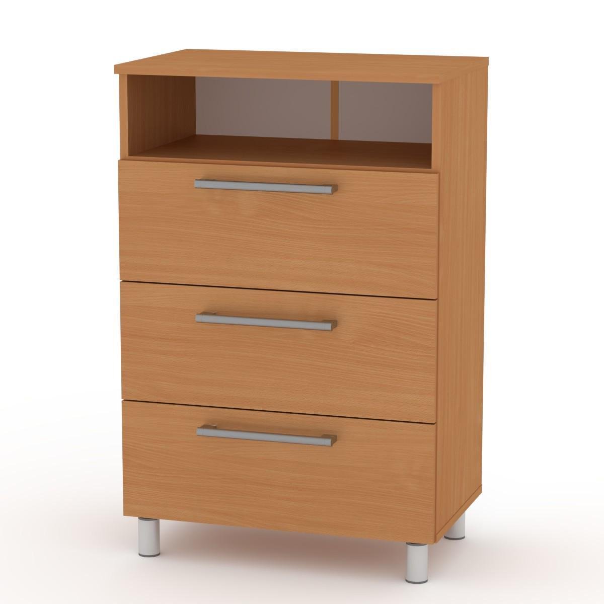 Комод на ножках Компанит-3 Бук (18135)