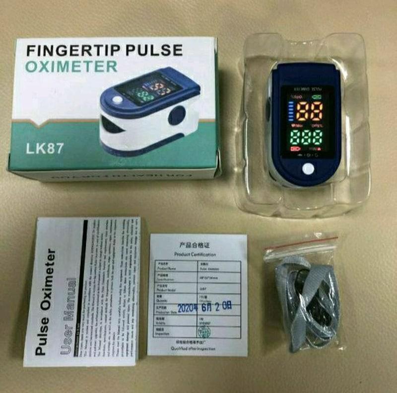 Пульсоксиметр Pulse Oximeter LK87 портативный на палец (11877855) - фото 5