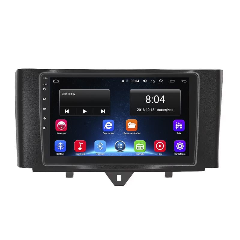 Магнітола штатна Lesko для Smart Fortwo II 2007-2015 (10273-55258)