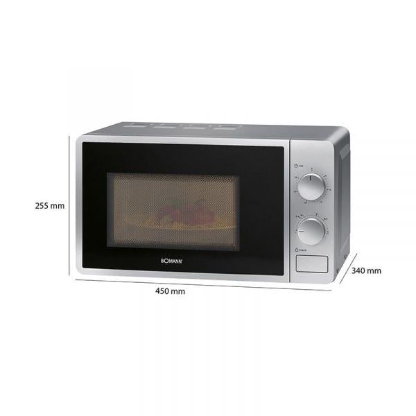 Микроволновая печь Bomann MW 6014 CB Silver (1367621) - фото 2