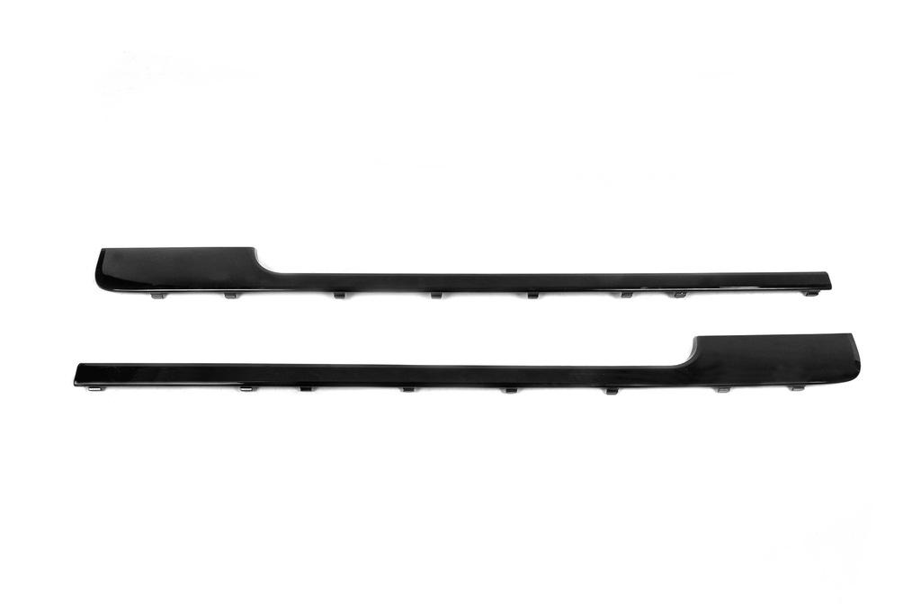 Молдинги передние GBT для Range Rover IV L405 2013-2021 гг. abs-пластик Черный