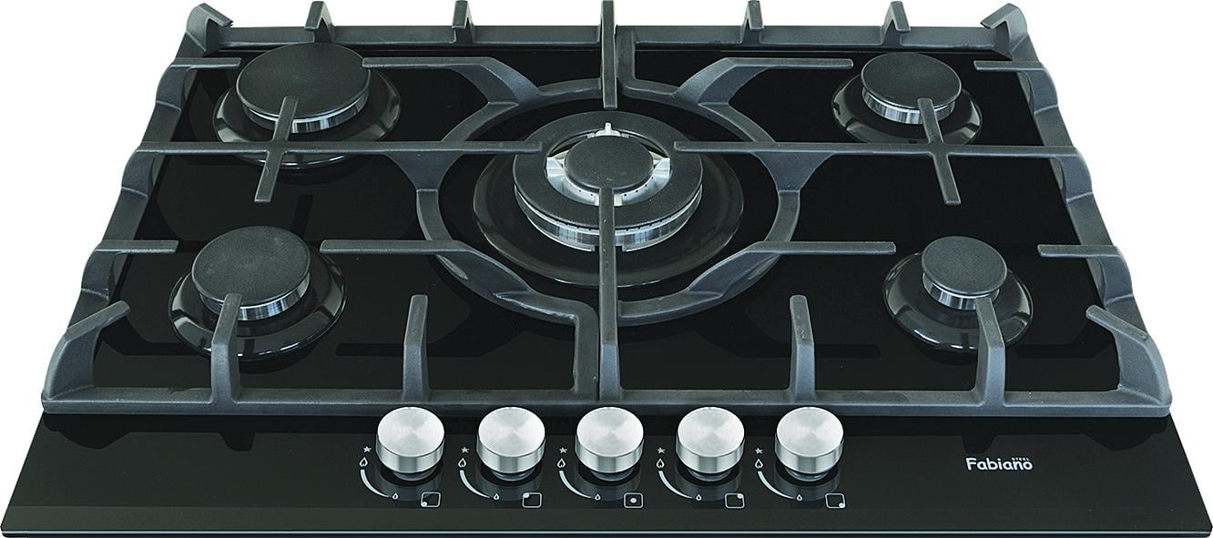 Газовая панель Fabiano FHG 10-55 VGH-T Glass Black