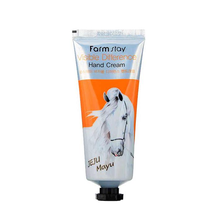 Крем для рук на FarmStay Visible Difference Horse Oil Hand Cream 100 мл (8809636280488)