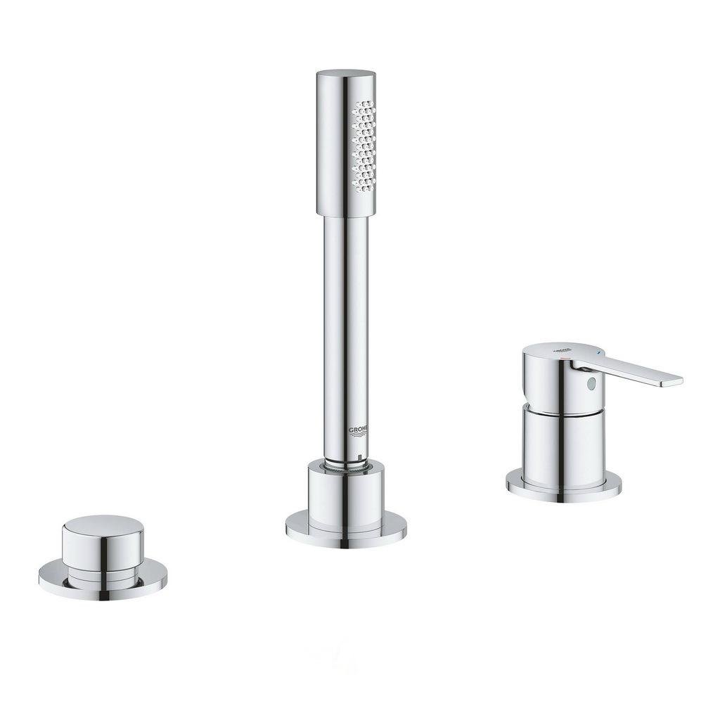 Смеситель на борт ванны Grohe Lineare 19965001 на три отверстия Хром (132257)