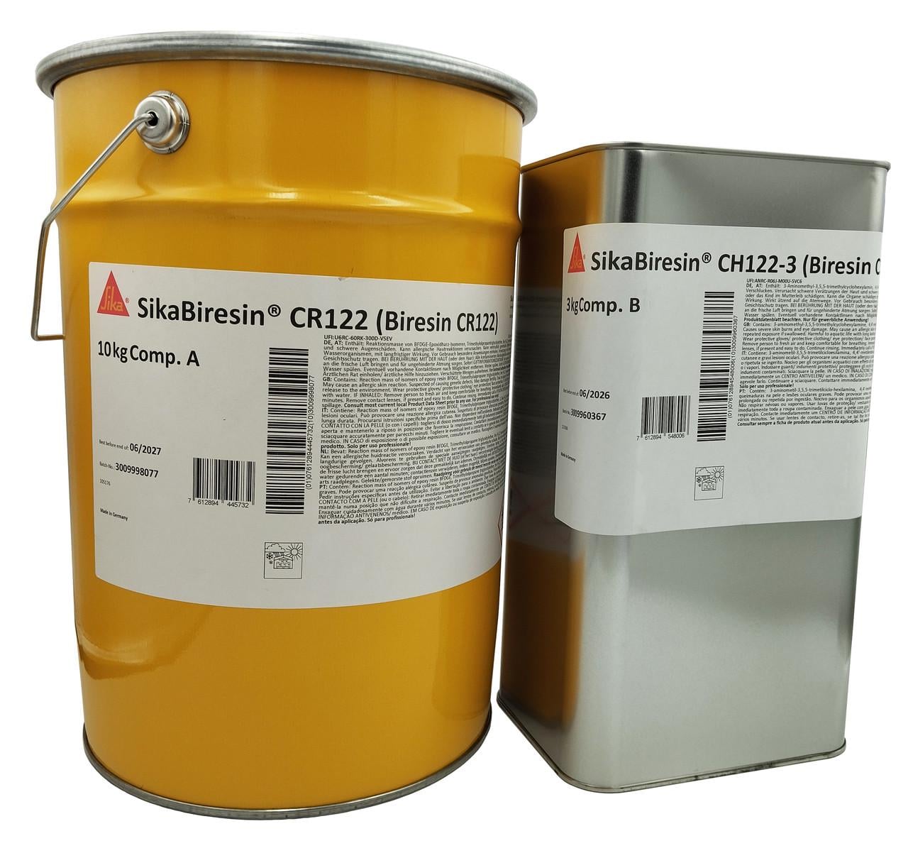 Епоксидна смола для композитів та форм Sika Biresin CR122 + CH122-3 термостійка 13 кг