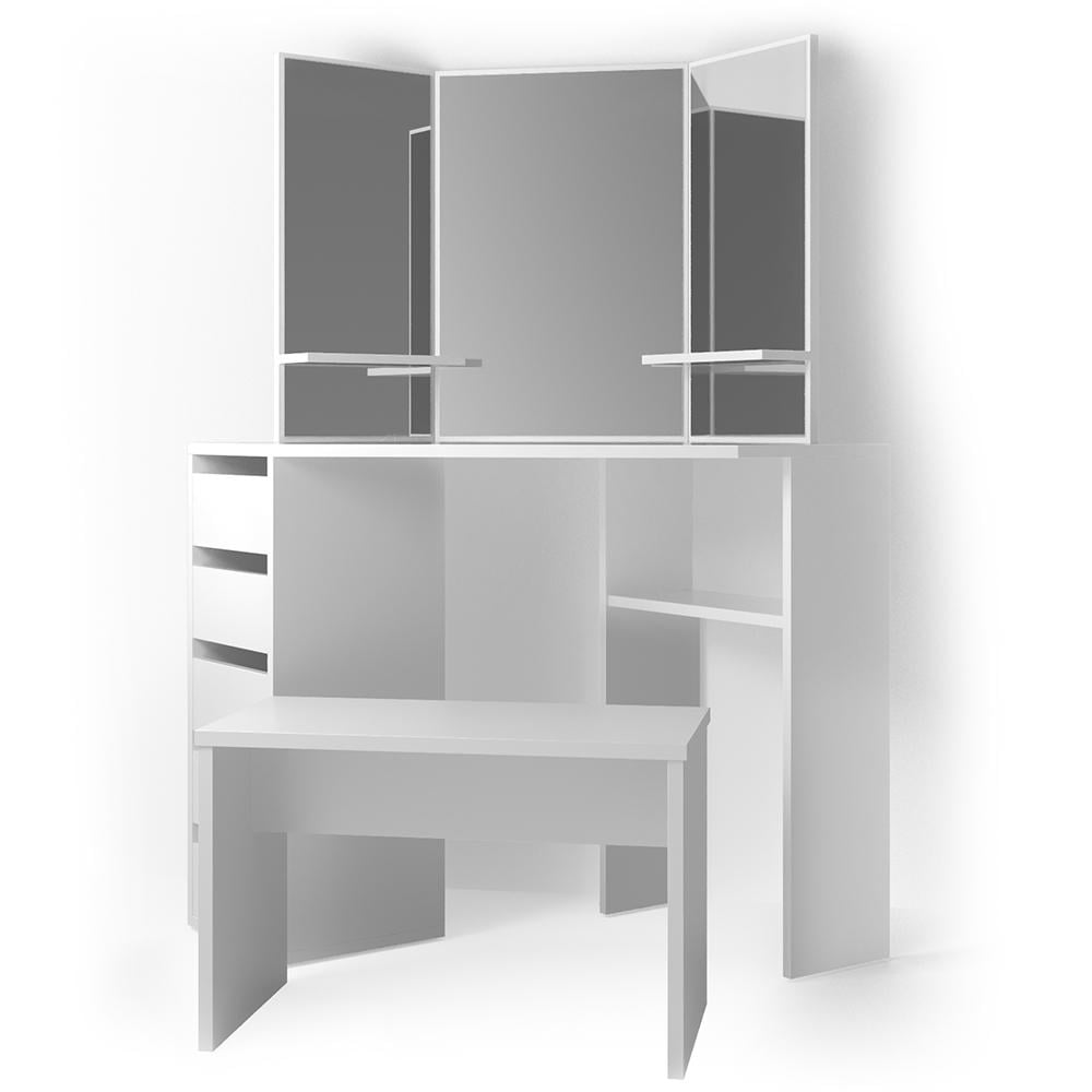 Кутовий трельяж Vicco Arielle з лавкою 110x142 Білий Кутовий трельяж Vicco Arielle з лавкою 110x142 Білий