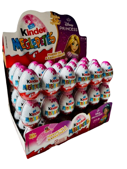 Цукерки Kinder Surprise Disney Princess 20 г 72 шт.