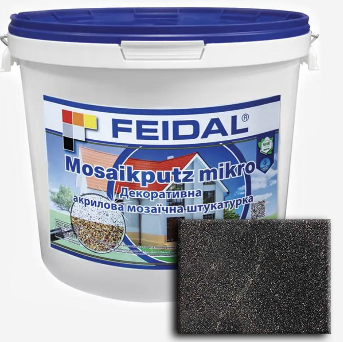 Декоративная штукатурка акриловая Feidal Mosaikputz mikro M14 мозаичная 25 кг (27581835) - фото 1 Декоративная штукатурка акриловая Feidal Mosaikputz mikro M14 мозаичная 25 кг (27581835) - фото 1