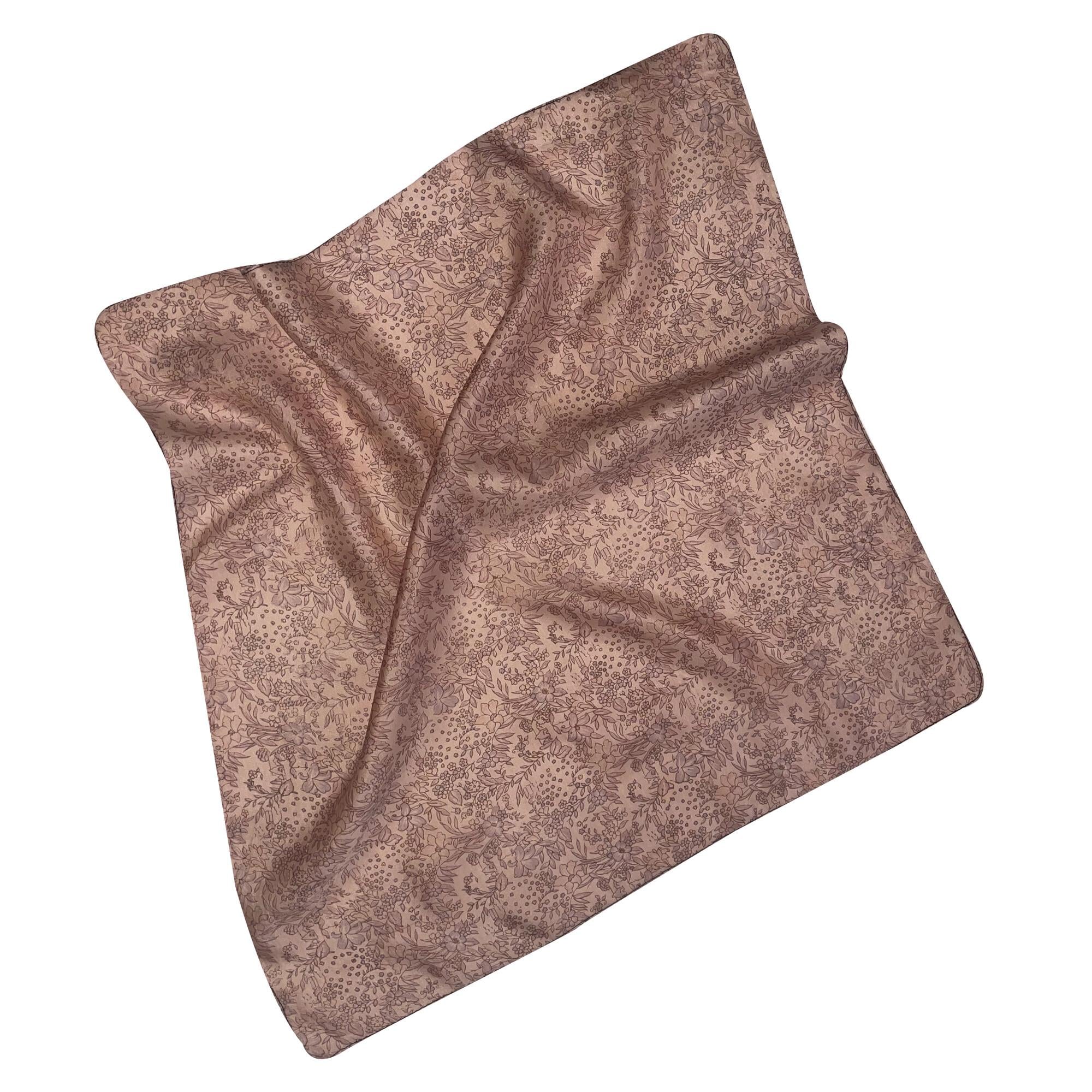 Платок шелковый Silk Route 50х50 см Розовый (1715)