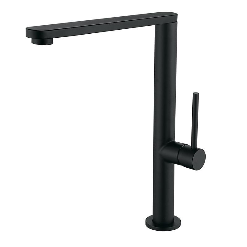 Смеситель для кухни Zerix KFM-011 BLACK SUS304 Черный (ZX4863)