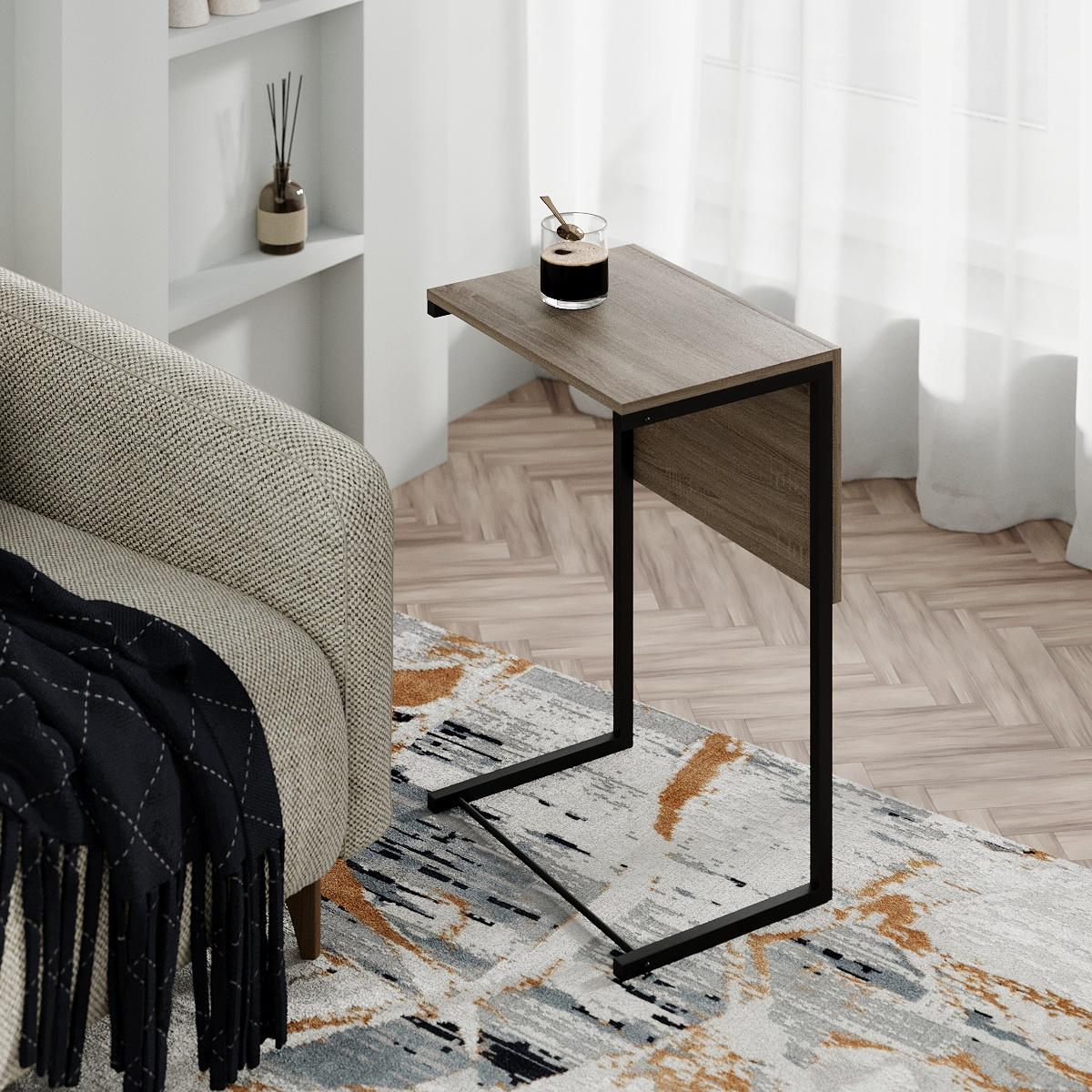 Журнальный стол-трансформер Just Fiji 442х654х327 Дуб винтаж оксид/Черный (GATB07090000030) - фото 3 Журнальный стол-трансформер Just Fiji 442х654х327 Дуб винтаж оксид/Черный (GATB07090000030) - фото 3