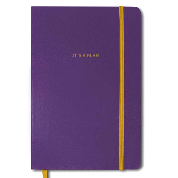 Планер недатированный "It's a plan" Фиолетовый