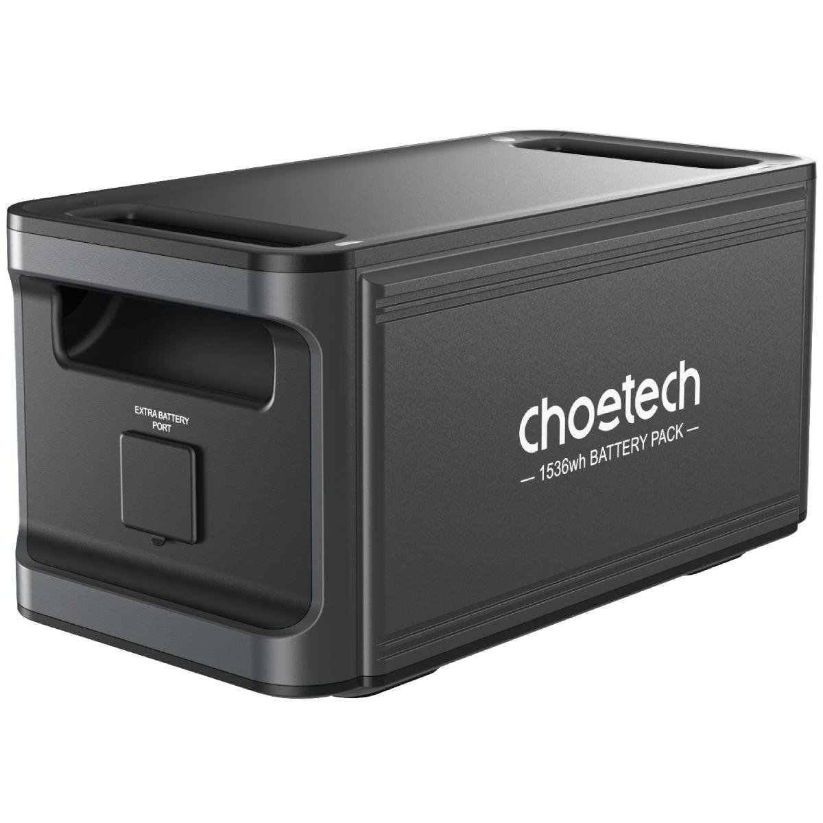 Батарея додаткова для зарядної станції Choetech BS065 1536 Вт/г LiFePo4 Black (BS065-BAT-BK) - фото 2