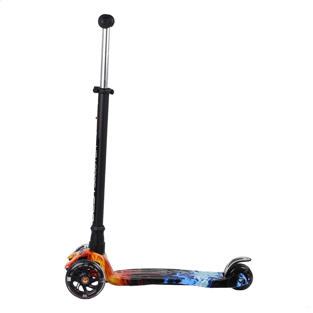 Самокат детский MAXI Best Scooter A 25769/779-1517 стопор Оранжевый/Голубой - фото 2