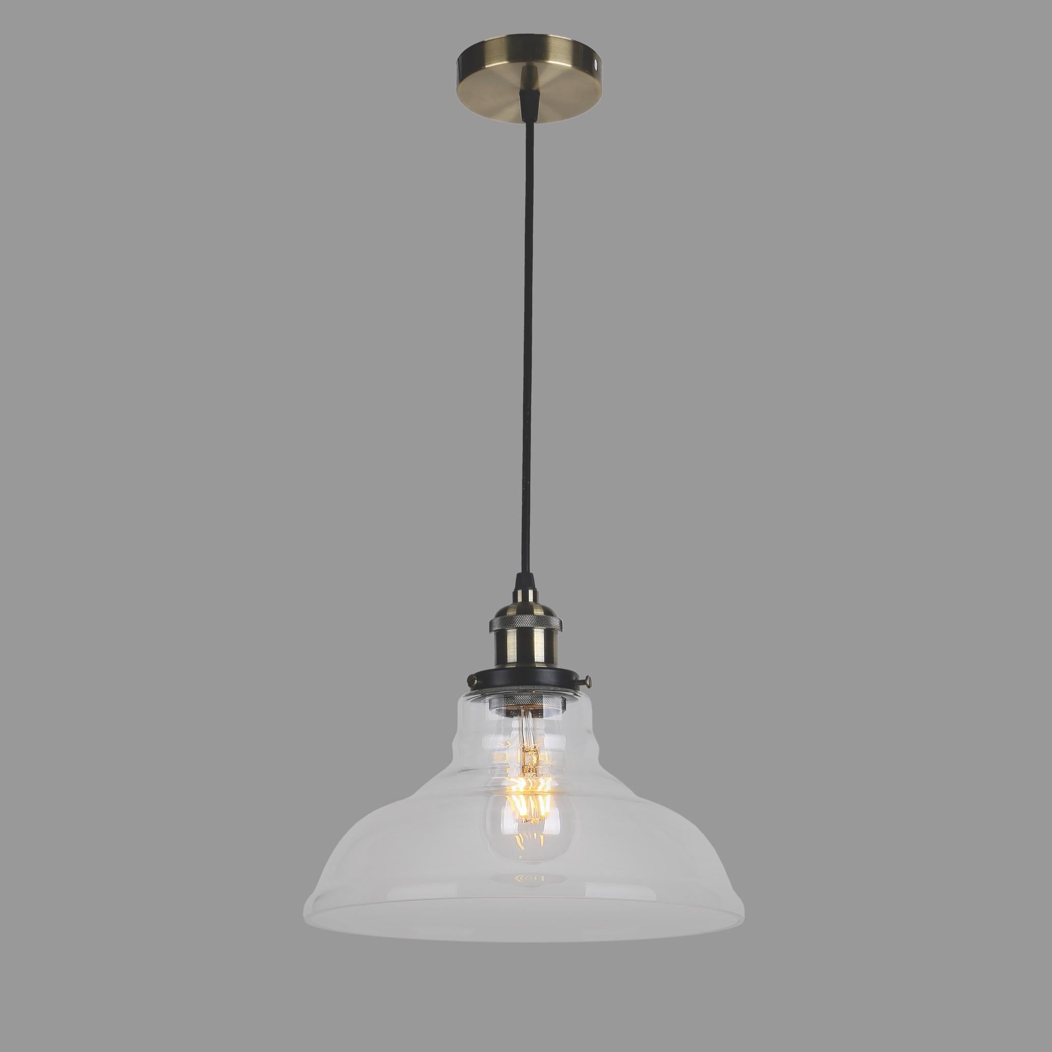 Люстра Glass Bell подвесная 28 см Прозрачный