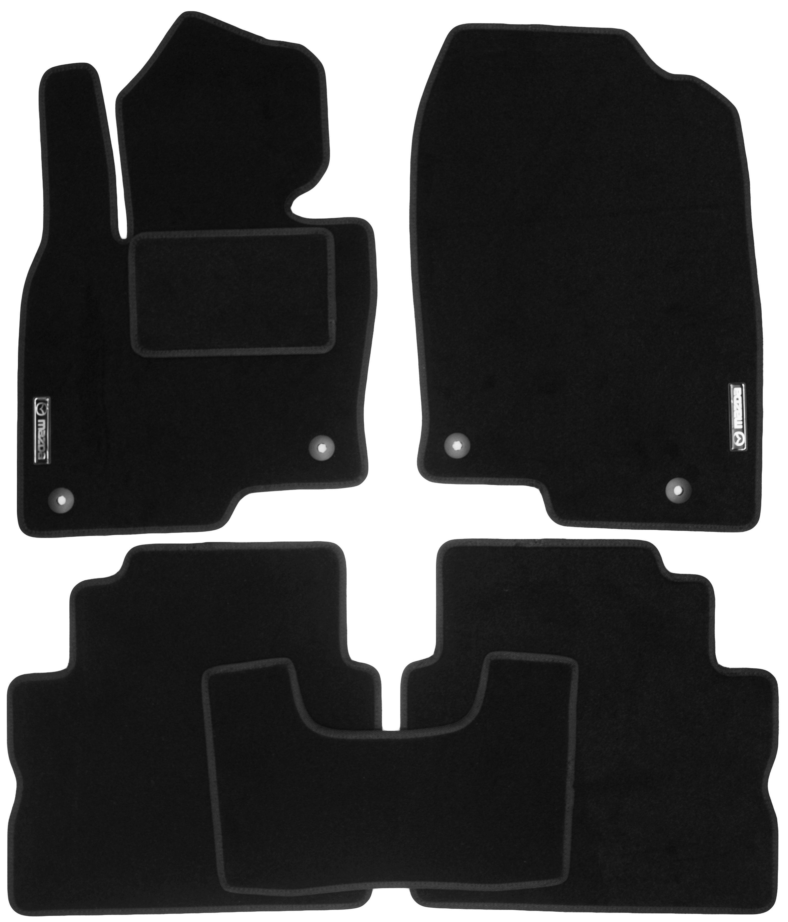 Коврики в салон для Mazda CX-5 2017-текстильные Черный