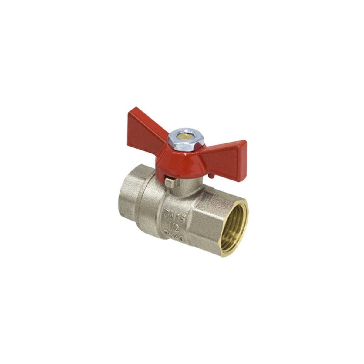 Кран шаровой Эко PN20 EKB-01 ВВ 1/2" бабочка (SW-14948)