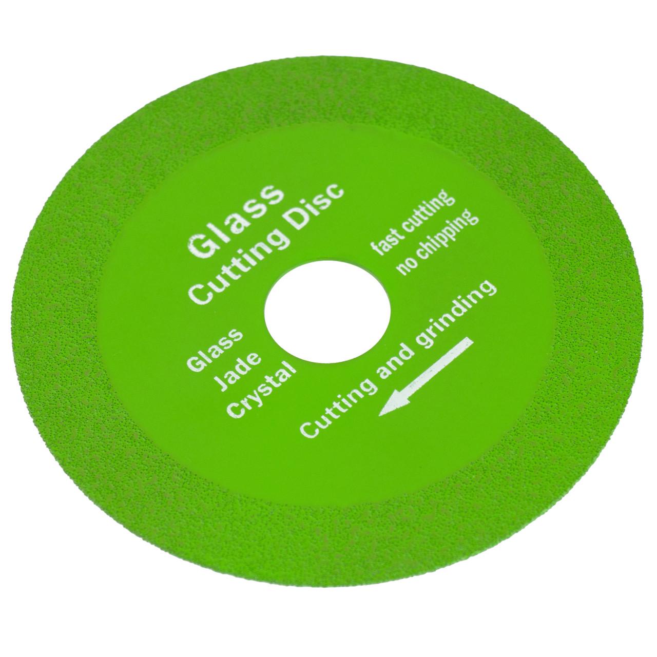 Диск алмазний для різання скла та керамічної плитки Glass Cutting Disc GCD-14 100х14х20 мм Green (3_05835)