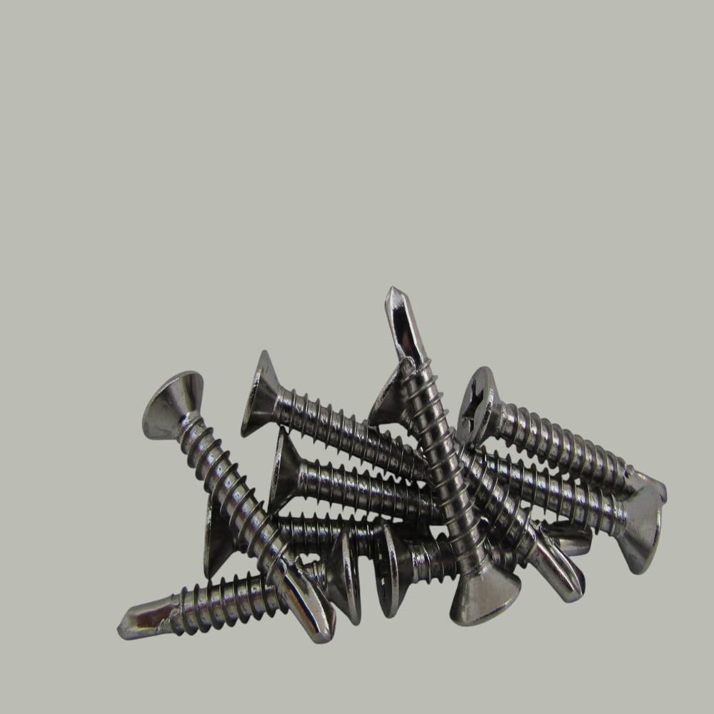 Саморезы по металлу со сверлом и потайной головкой А2 Metalvis 3,9х19 10 шт. Саморезы по металлу со сверлом и потайной головкой А2 Metalvis 3,9х19 10 шт.